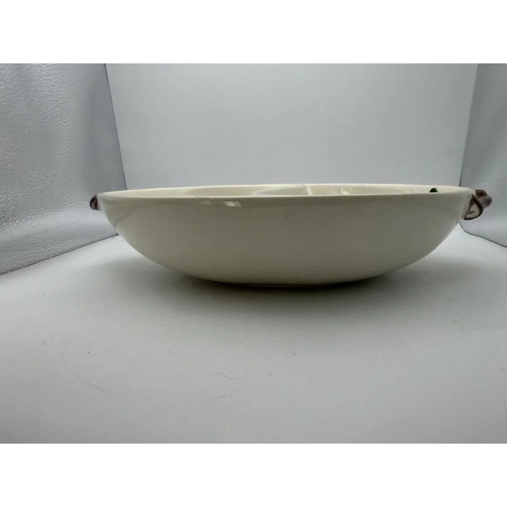 Metlox Poppytrail Homestead Provincial Divided Serving Bowl Ivy California USA